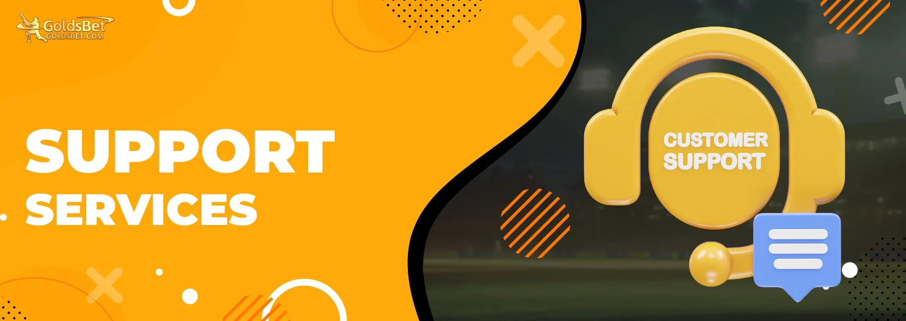 Available support services for Goldsbet customers from India